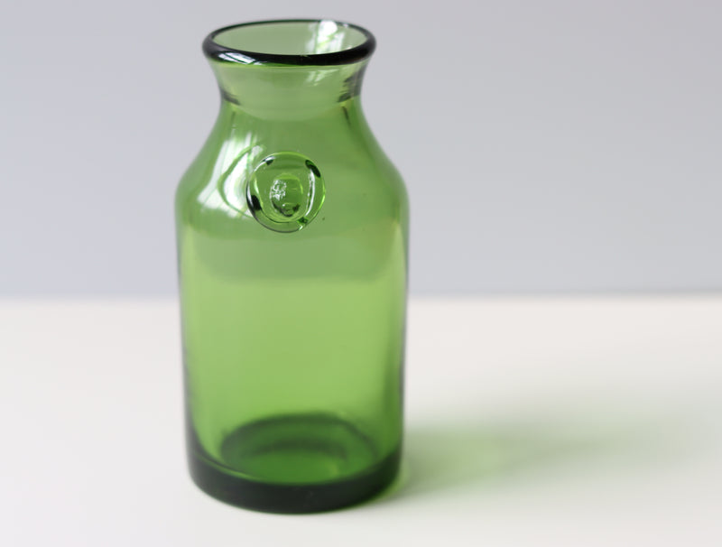 【北欧 スウェーデン ヴィンテージ】Boda (ボダ)Erik Höglund(エリック・ホグラン)vase green face