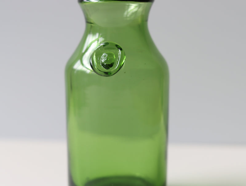 【北欧 スウェーデン ヴィンテージ】Boda (ボダ)Erik Höglund(エリック・ホグラン)vase green face