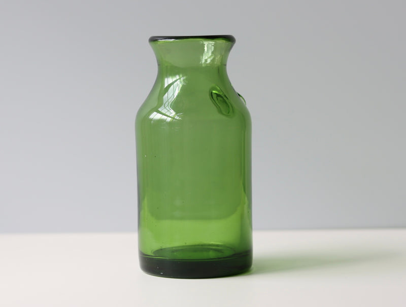 【北欧 スウェーデン ヴィンテージ】Boda (ボダ)Erik Höglund(エリック・ホグラン)vase green face