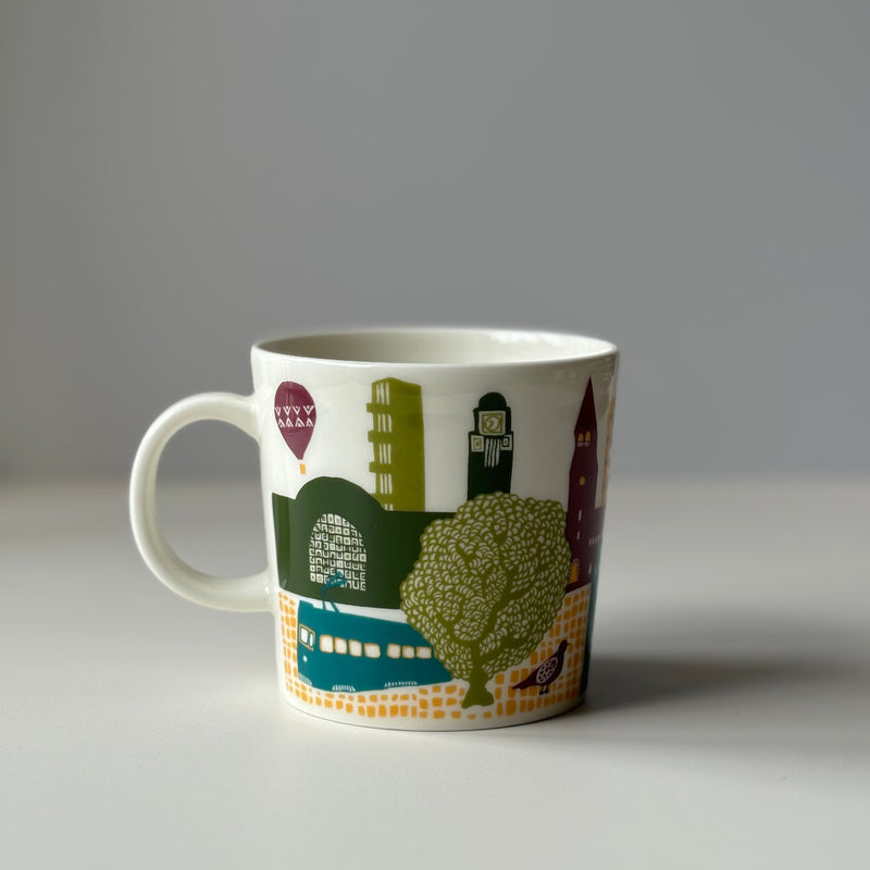 【北欧 フィンランド ヴィンテージ】 Arabia (アラビア) Teema (ティーマ) mug Hometown downtown