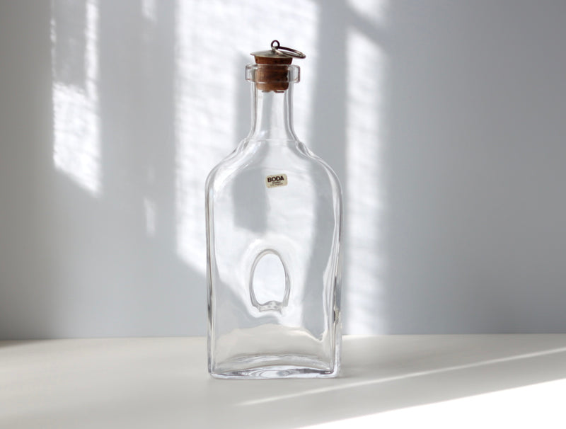 【北欧 スウェーデン ヴィンテージ】Boda (ボダ)Erik Höglund(エリック・ホグラン)bottle clear