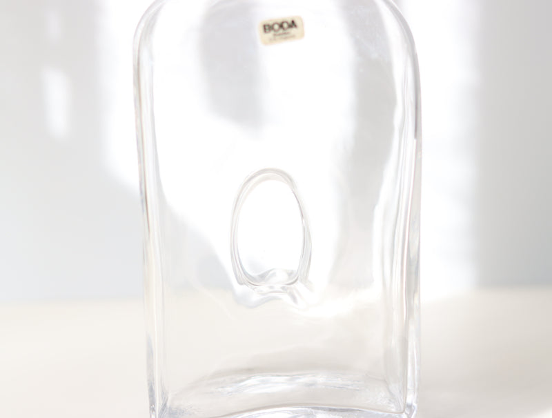 【北欧 スウェーデン ヴィンテージ】Boda (ボダ)Erik Höglund(エリック・ホグラン)bottle clear