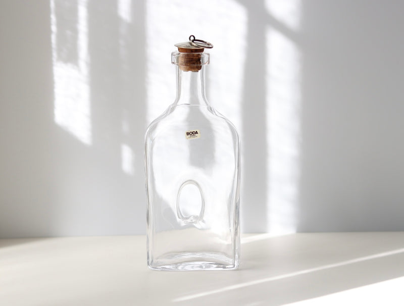 【北欧 スウェーデン ヴィンテージ】Boda (ボダ)Erik Höglund(エリック・ホグラン)bottle clear