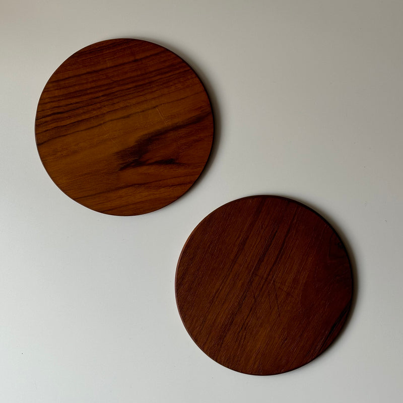【北欧 ヴィンテージ】Teak plate