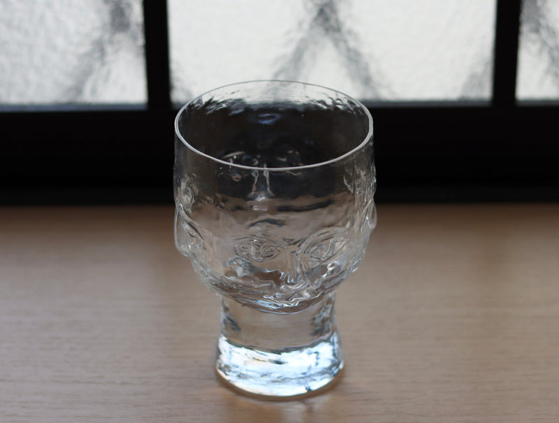 【北欧 スウェーデン ヴィンテージ】Boda (ボダ)Erik Höglund(エリック・ホグラン)face glass clear