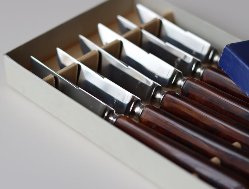 【北欧 デンマーク ヴィンテージ】USC Kaj Bojesen(カイ・ボイスン) fruit knife 6pcs