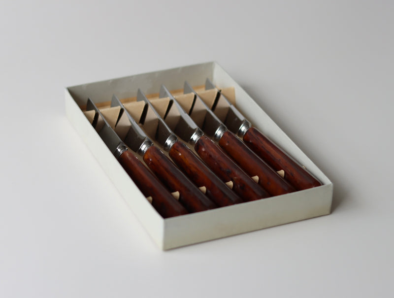 【北欧 デンマーク ヴィンテージ】USC Kaj Bojesen(カイ・ボイスン) fruit knife 6pcs