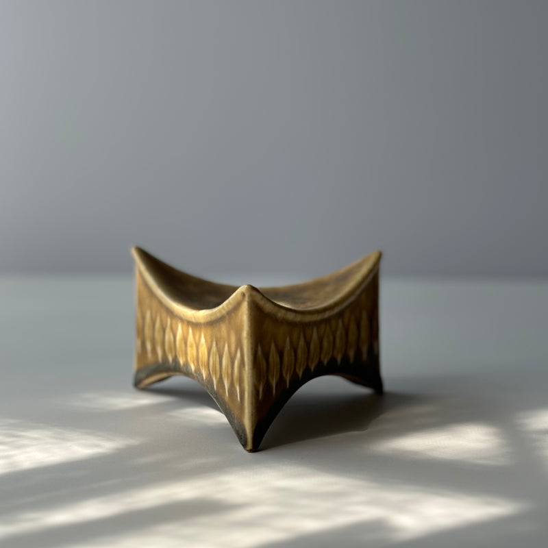 【北欧 デンマーク ヴィンテージ】 Quistgaard (クイストゴー ) Relief (レリーフ) triangular candle holder