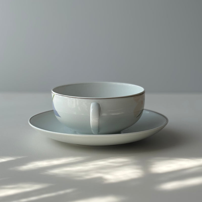 【北欧 デンマーク ヴィンテージ】B&G(ビング・オー・グレンダール) Blue Orchid(ブルーオーキッド) tea C/S