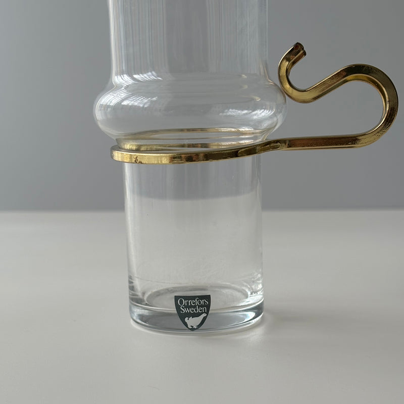 【北欧 スウェーデン ヴィンテージ】Orrefors (オレフォス) Irish coffee glass