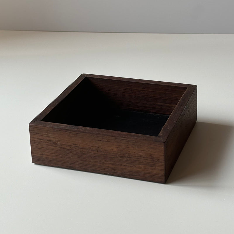 Soholm(スーホルム) Rosewood box │ 北欧ヴィンテージ デンマーク 小物入れ 陶磁器/ローズウッド