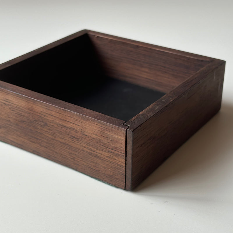 Soholm(スーホルム) Rosewood box │ 北欧ヴィンテージ デンマーク 小物入れ 陶磁器/ローズウッド
