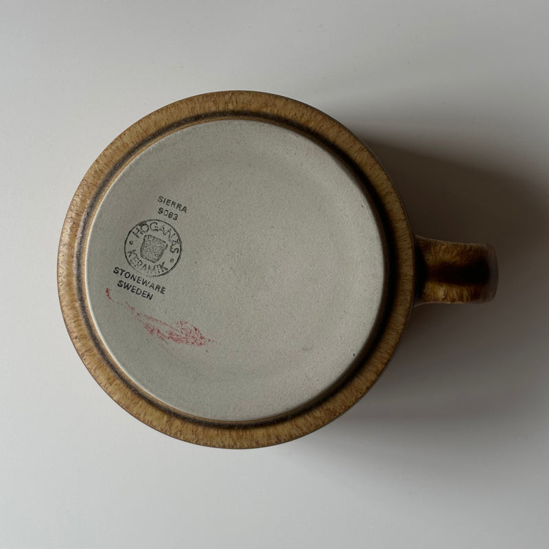 【北欧 スウェーデン ヴィンテージ】Hoganas Keramik (ホガナス・ケラミック) Sierra(シエッラ) tea cup saucer