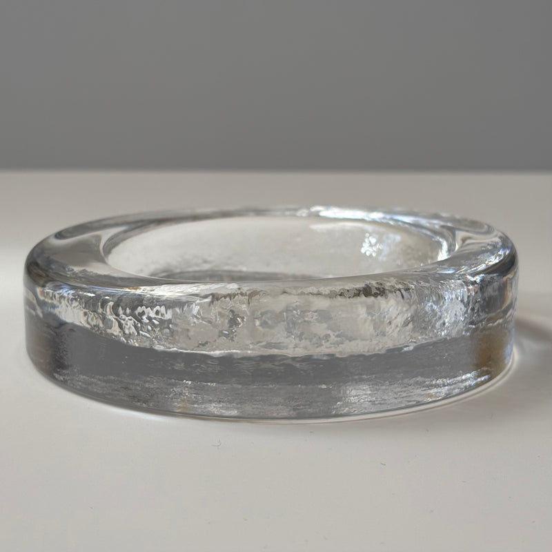 【北欧 スウェーデン ヴィンテージ】Boda (ボダ)Erik Höglund(エリック・ホグラン)ashtray clear bird