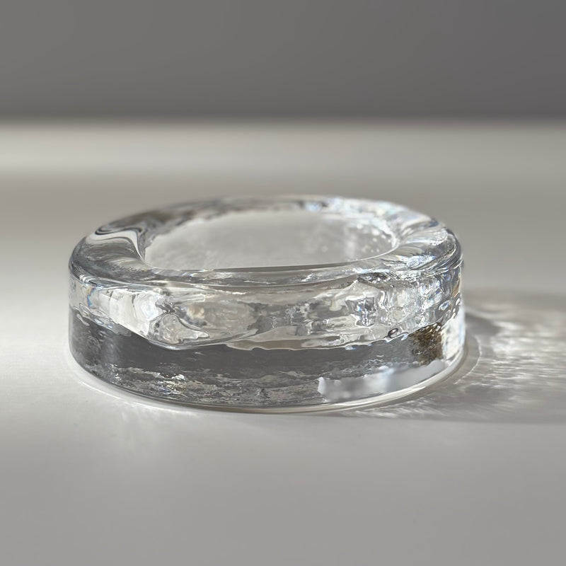 【北欧 スウェーデン ヴィンテージ】Boda (ボダ)Erik Höglund(エリック・ホグラン)ashtray clear cow