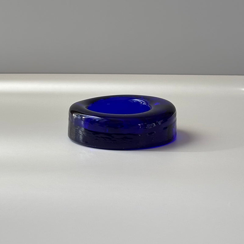 【北欧 スウェーデン ヴィンテージ】Boda (ボダ)Erik Höglund(エリック・ホグラン)ashtray blue cow