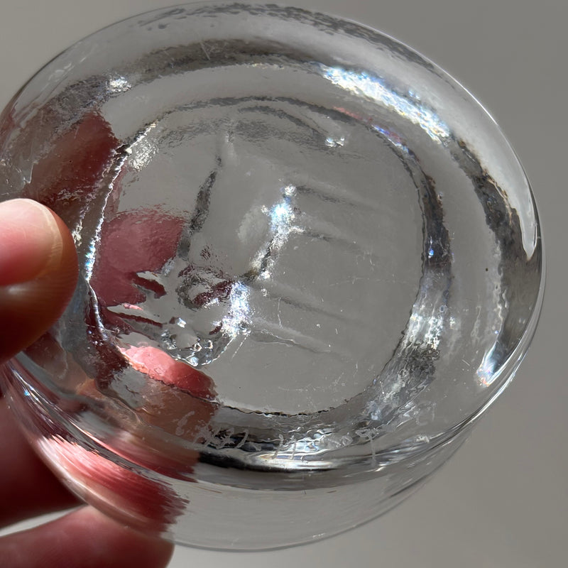 【北欧 スウェーデン ヴィンテージ】Boda (ボダ)Erik Höglund(エリック・ホグラン)ashtray clear cat