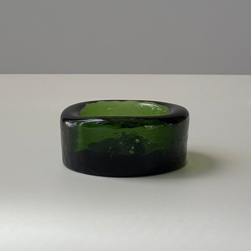 【北欧 スウェーデン ヴィンテージ】Boda (ボダ)Erik Höglund(エリック・ホグラン)ashtray green women