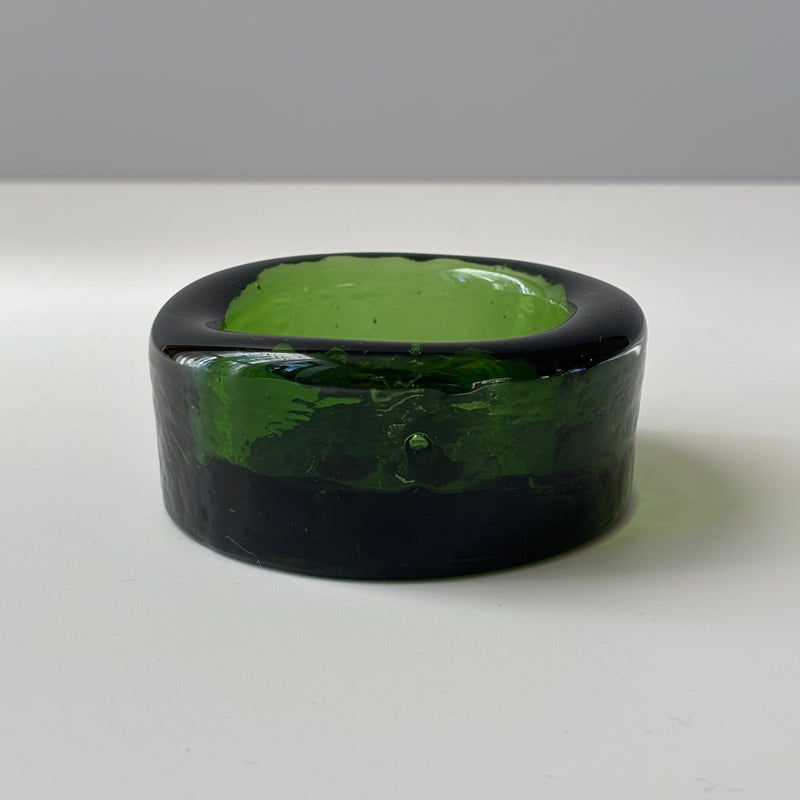 【北欧 スウェーデン ヴィンテージ】Boda (ボダ)Erik Höglund(エリック・ホグラン)ashtray green women