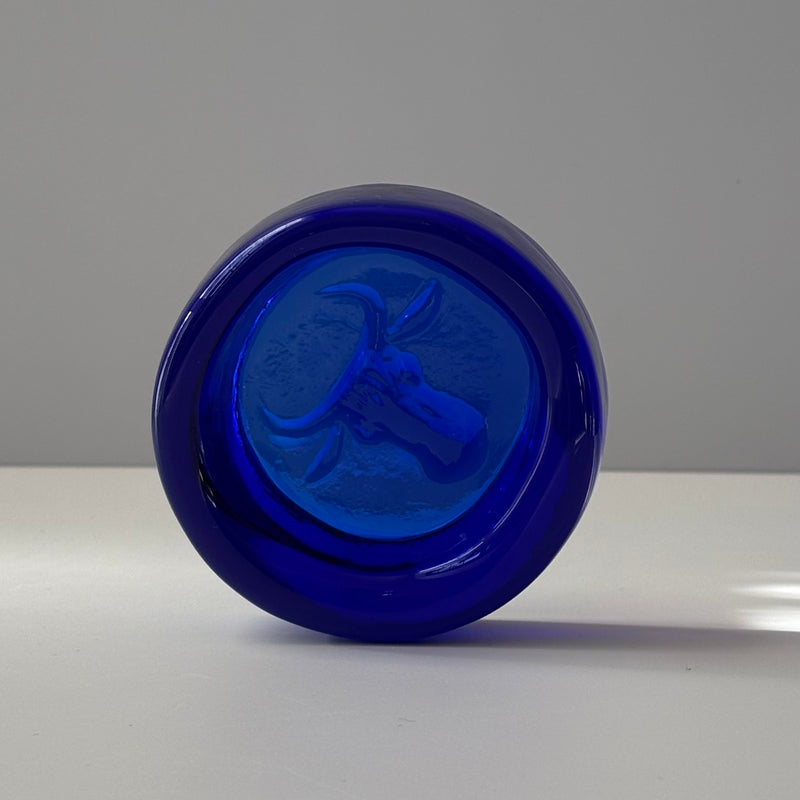 【北欧 スウェーデン ヴィンテージ】Boda (ボダ)Erik Höglund(エリック・ホグラン)ashtray blue cow