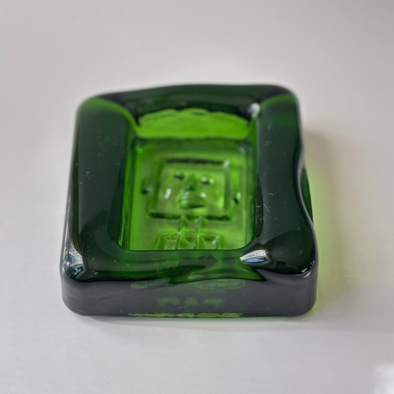 【北欧 スウェーデン ヴィンテージ】Boda (ボダ)Erik Höglund(エリック・ホグラン)ashtray green human