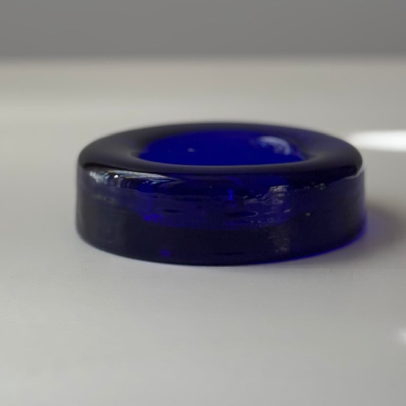 【北欧 スウェーデン ヴィンテージ】Boda (ボダ)Erik Höglund(エリック・ホグラン)ashtray blue cow