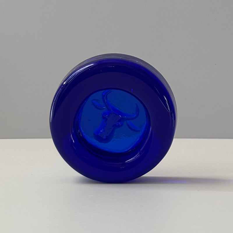 【北欧 スウェーデン ヴィンテージ】Boda (ボダ)Erik Höglund(エリック・ホグラン)ashtray blue cow
