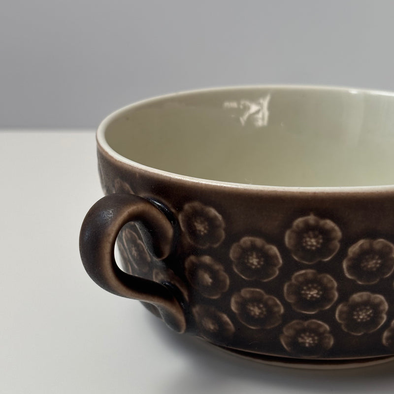 【北欧 デンマーク ヴィンテージ】Jens.H.Quistgaard (イェンス・クイストゴー) Azur umbra (アズール アンブラ) soup cup saucer