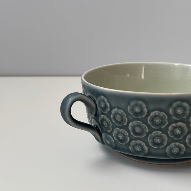 【北欧 デンマーク ヴィンテージ】Jens.H.Quistgaard (イェンス・クイストゴー) Azur (アズール) soup cup saucer(蓋付き)