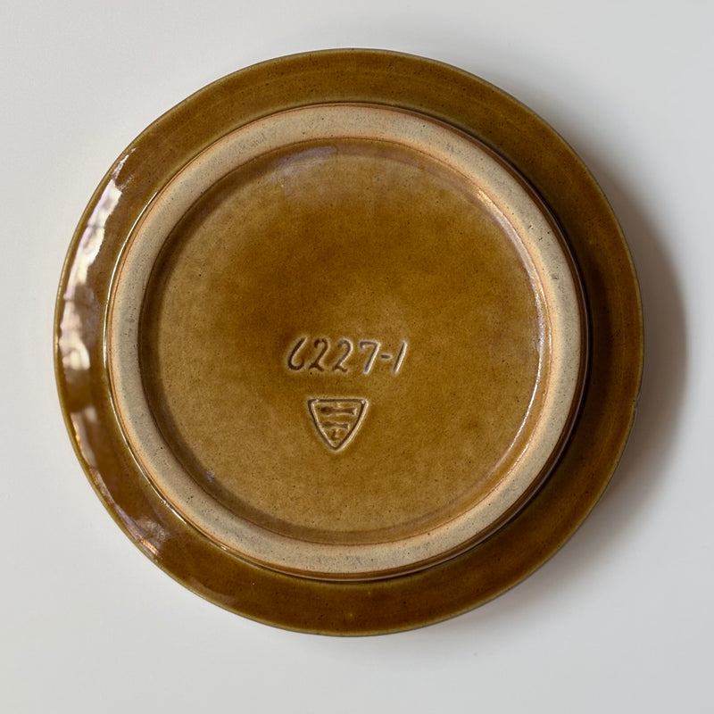 【北欧 デンマーク ヴィンテージ】Michael Andersen&son (マイケル・アンダーセン) 16cm plate brown