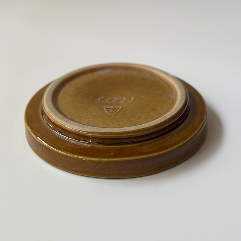 【北欧 デンマーク ヴィンテージ】Michael Andersen&son (マイケル・アンダーセン) 16cm plate brown