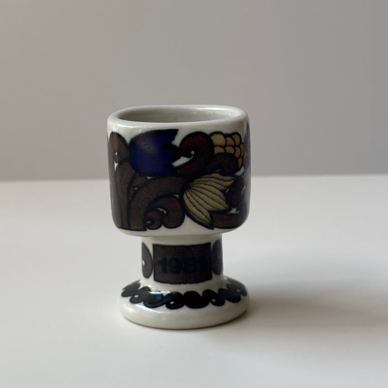 【北欧 フィンランド ヴィンテージ】Arabia (アラビア) Kalevala(カレワラ) egg cup 1981