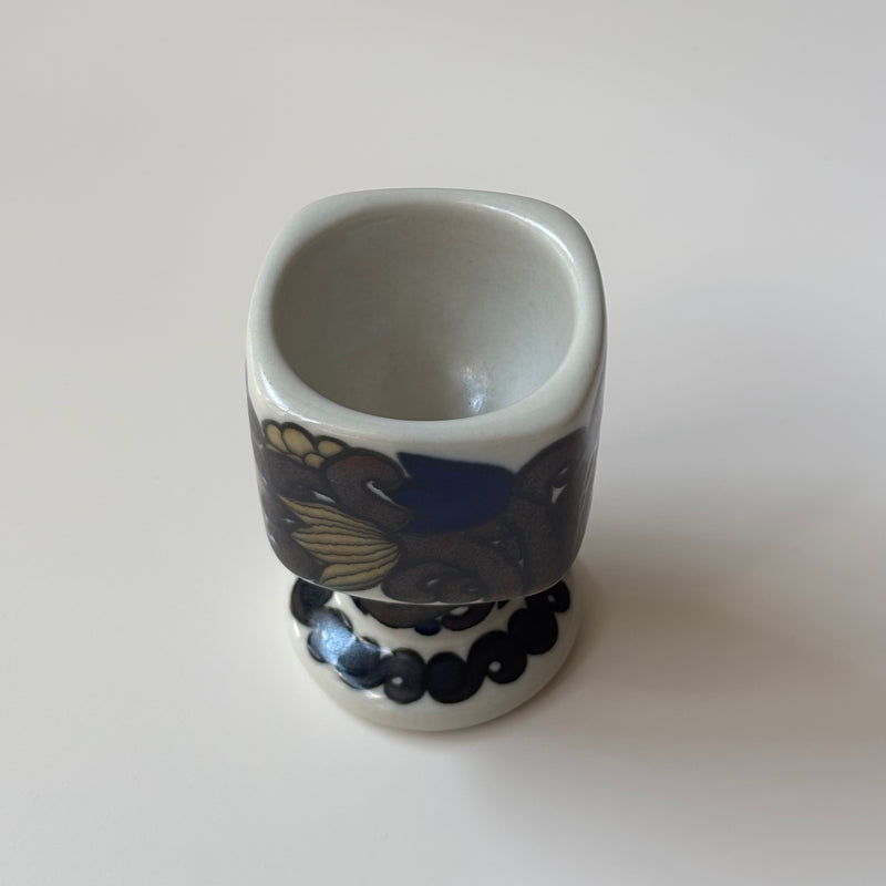 【北欧 フィンランド ヴィンテージ】Arabia (アラビア) Kalevala(カレワラ) egg cup 1981