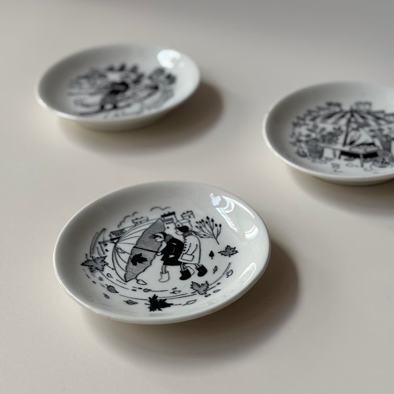 【北欧 フィンランド ヴィンテージ】Arabia (アラビア) Emilia(エミリア) small plate