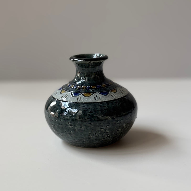 【北欧 スウェーデン ヴィンテージ】Hoganas Keramik (ホガナス・ケラミック) small vase