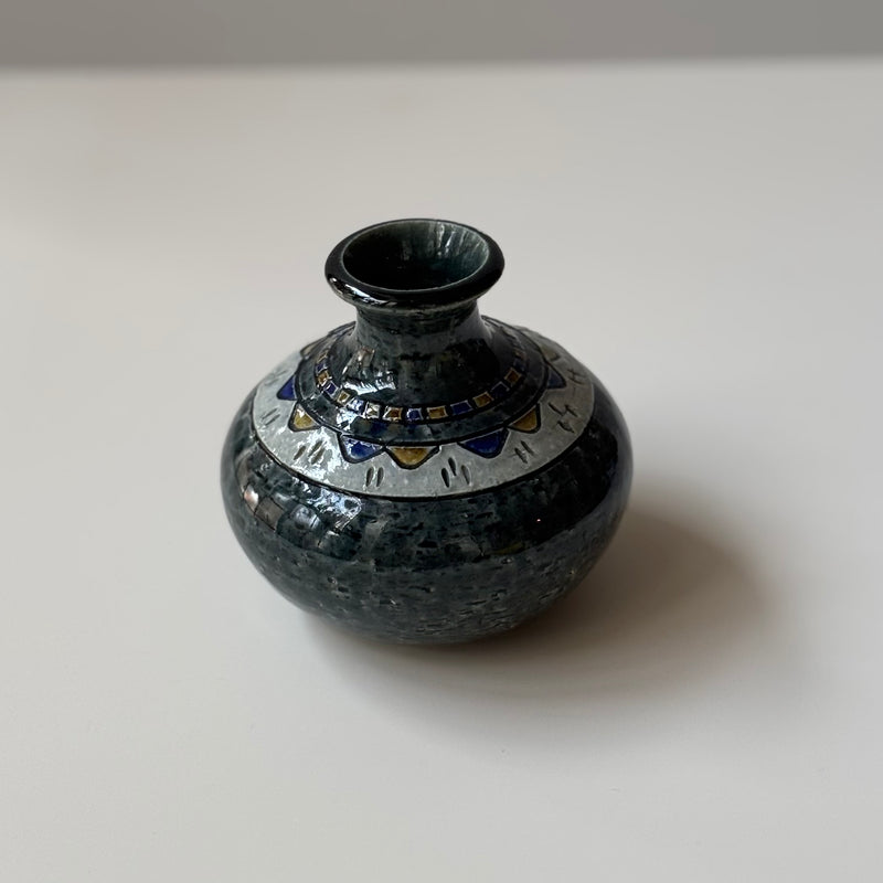 【北欧 スウェーデン ヴィンテージ】Hoganas Keramik (ホガナス・ケラミック) small vase