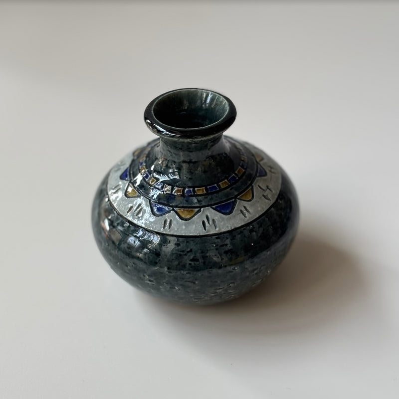 【北欧 スウェーデン ヴィンテージ】Hoganas Keramik (ホガナス・ケラミック) small vase