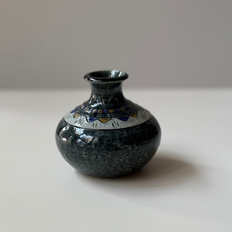 【北欧 スウェーデン ヴィンテージ】Hoganas Keramik (ホガナス・ケラミック) small vase