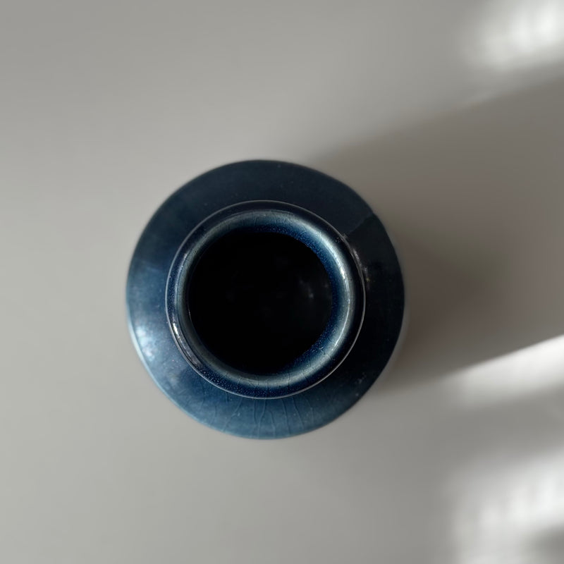 Michael Andersen&son (マイケル・アンダーセン) small vase blue │ 北欧ヴィンテージ デンマーク 花瓶 陶磁器