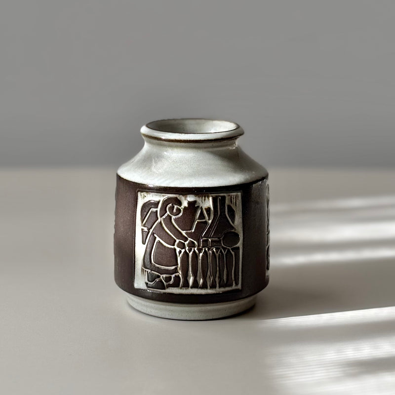 【北欧 デンマーク ヴィンテージ】Michael Andersen&son (マイケル・アンダーセン) small vase grey