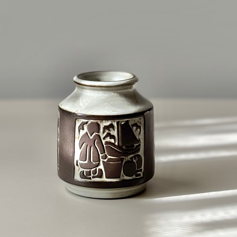 【北欧 デンマーク ヴィンテージ】Michael Andersen&son (マイケル・アンダーセン) small vase grey