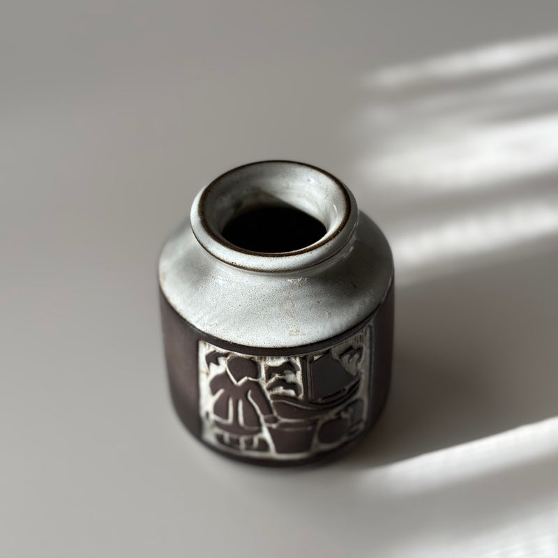 【北欧 デンマーク ヴィンテージ】Michael Andersen&son (マイケル・アンダーセン) small vase grey