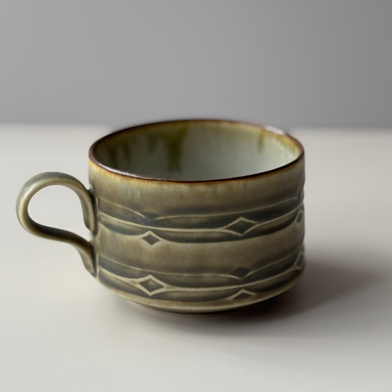 【北欧 デンマーク ヴィンテージ】Jens.H.Quistgaard (イェンス・クイストゴー)Rune (ルーン)cup caucer