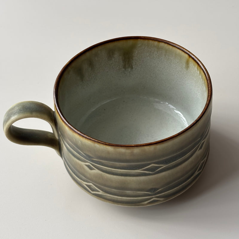 【北欧 デンマーク ヴィンテージ】Jens.H.Quistgaard (イェンス・クイストゴー)Rune (ルーン)cup caucer