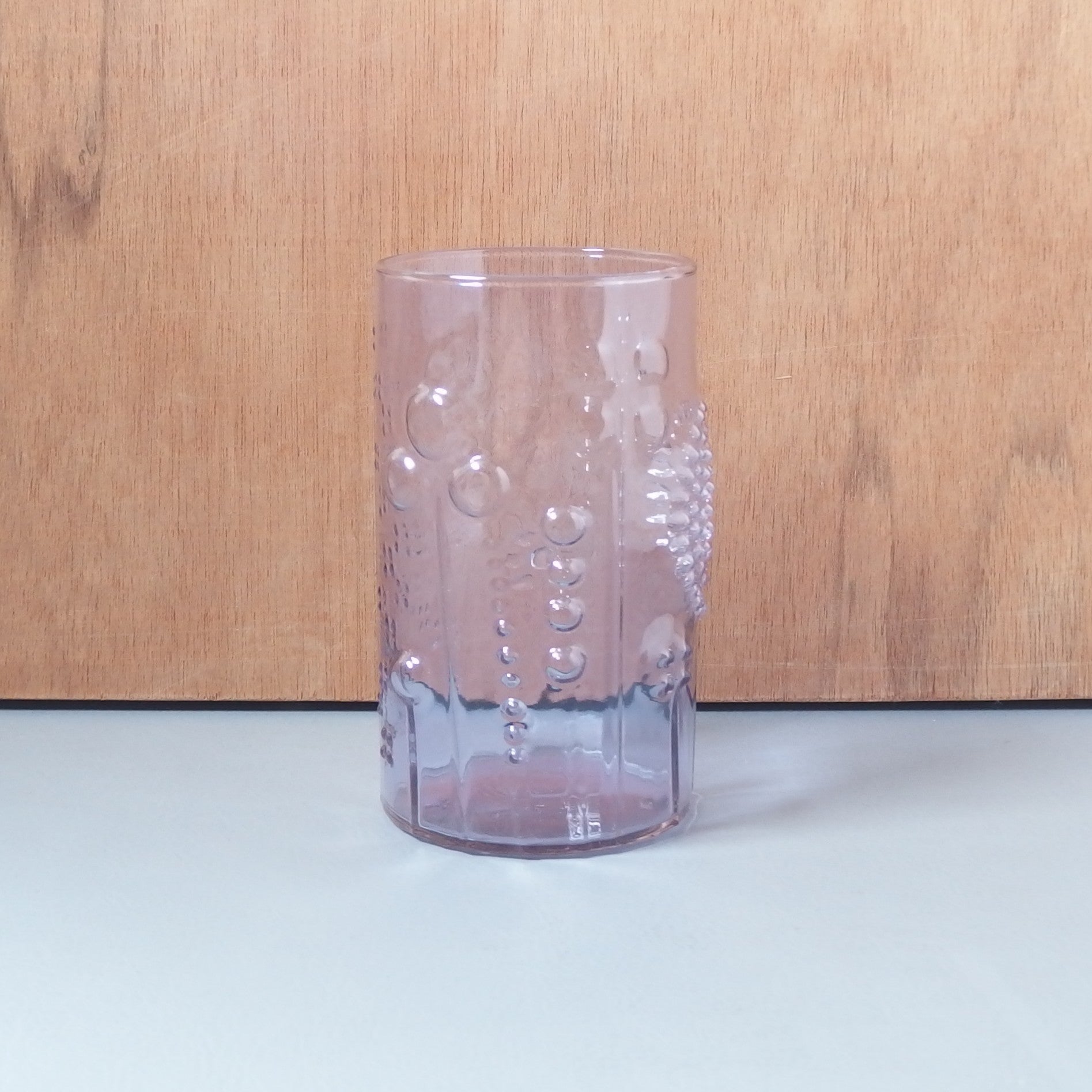 【北欧 ヴィンテージ】Nuutajarvi （ヌータヤルヴィ） Flora（フローラ） glass amethyst