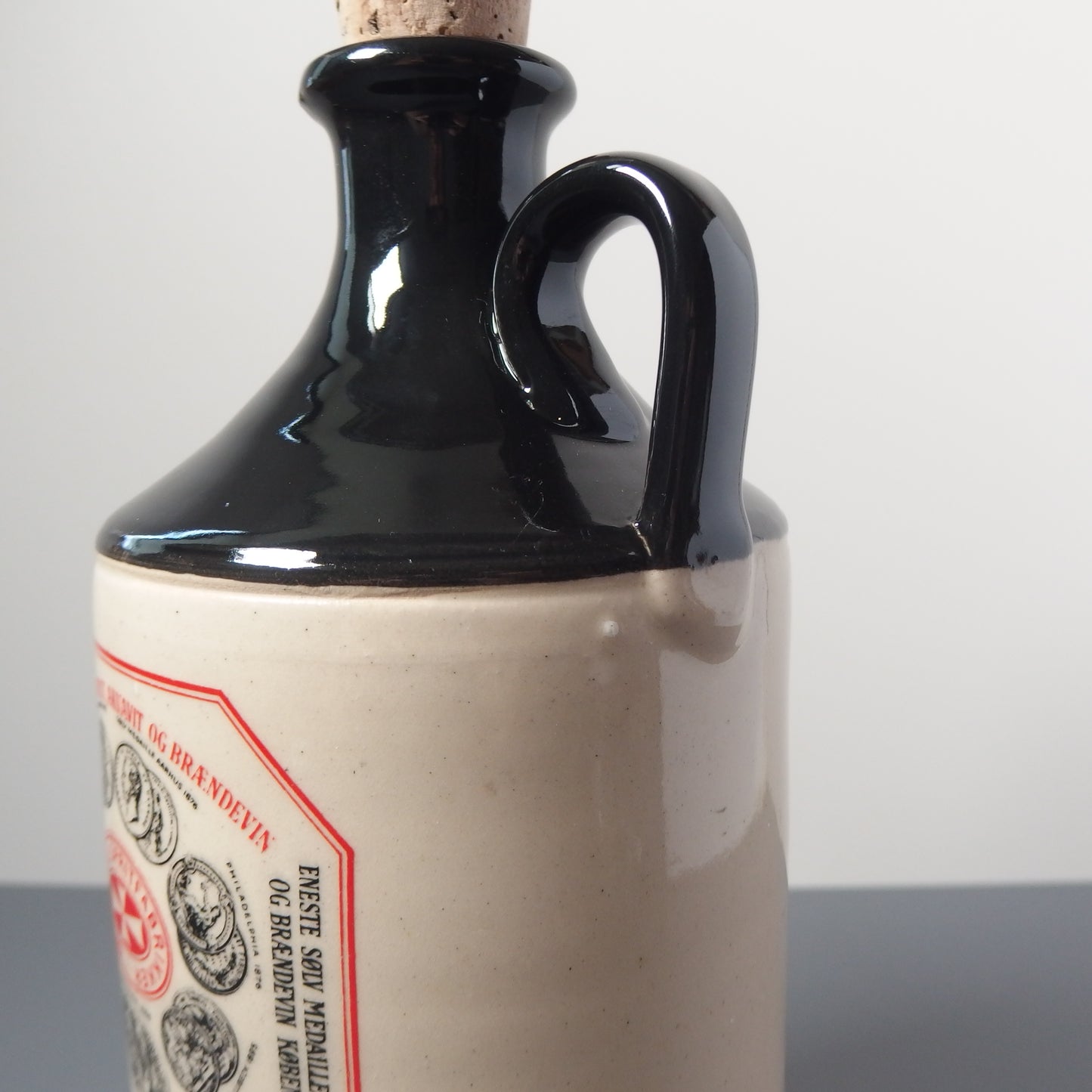 【北欧 ヴィンテージ】 AALBORG Taffel Akvavit bottle