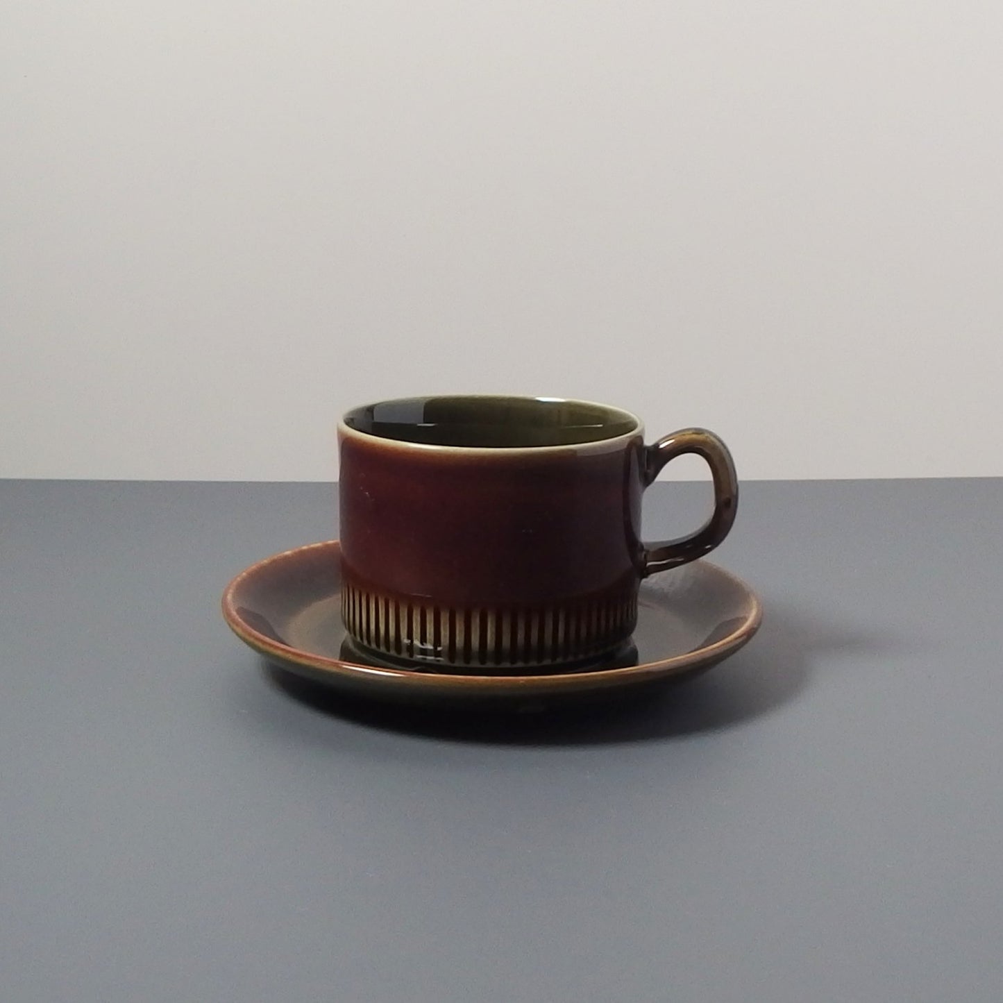 【北欧 ヴィンテージ】Gefle(ゲフレ) Oliv(オリーブ) coffee cup