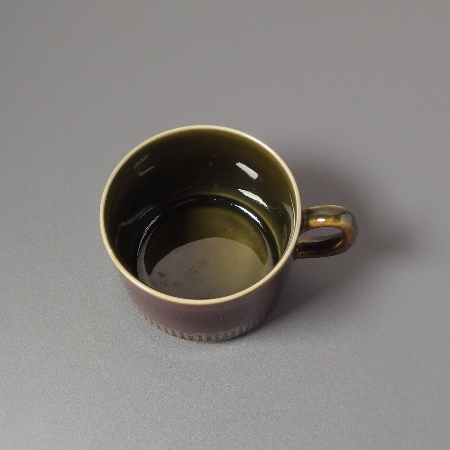 【北欧 ヴィンテージ】Gefle(ゲフレ) Oliv(オリーブ) coffee cup