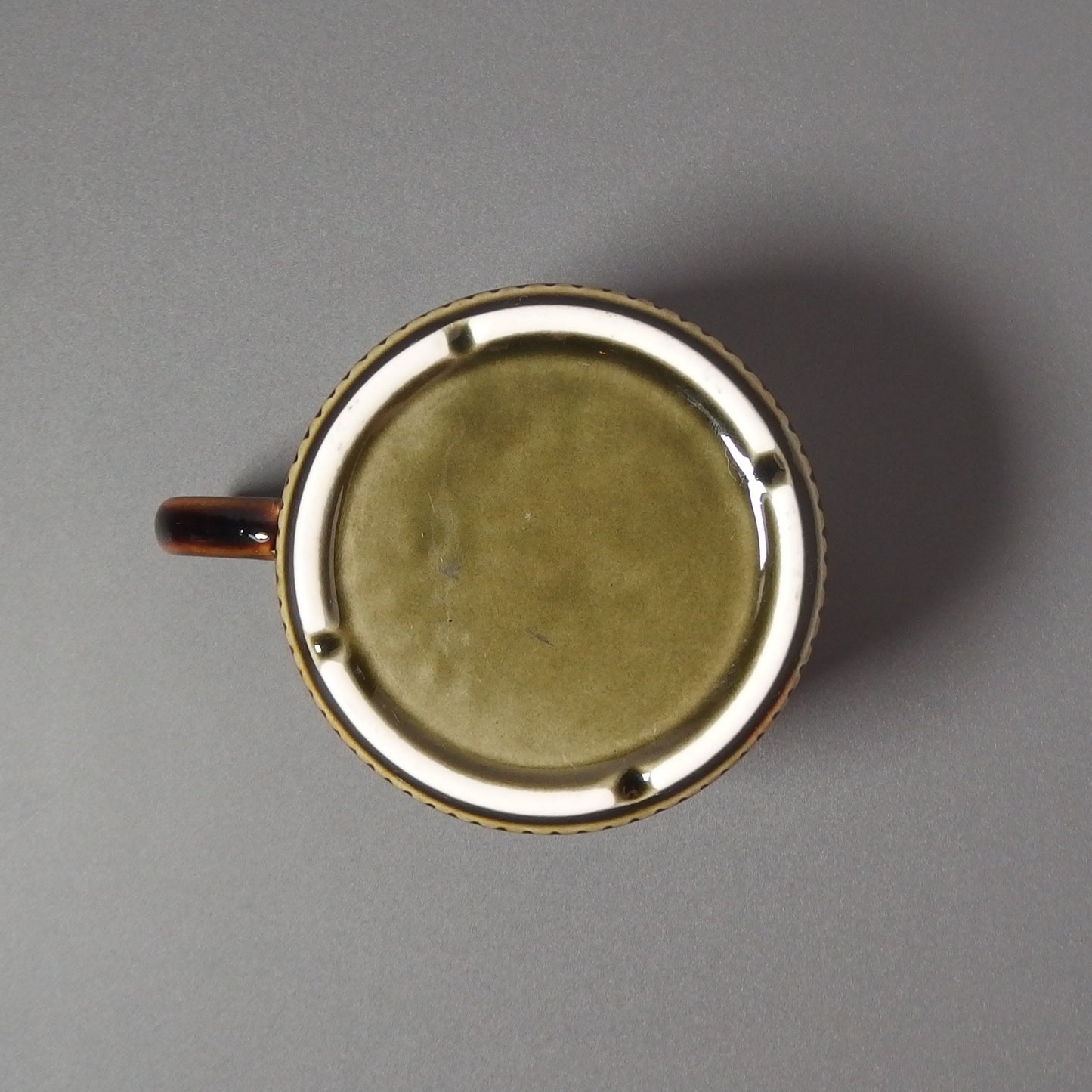【北欧 ヴィンテージ】Gefle(ゲフレ) Oliv(オリーブ) coffee cup