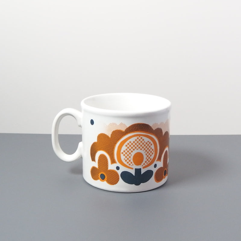 【イギリス ヴィンテージ】Staffordshire (スタッフォードシャー)flower mug
